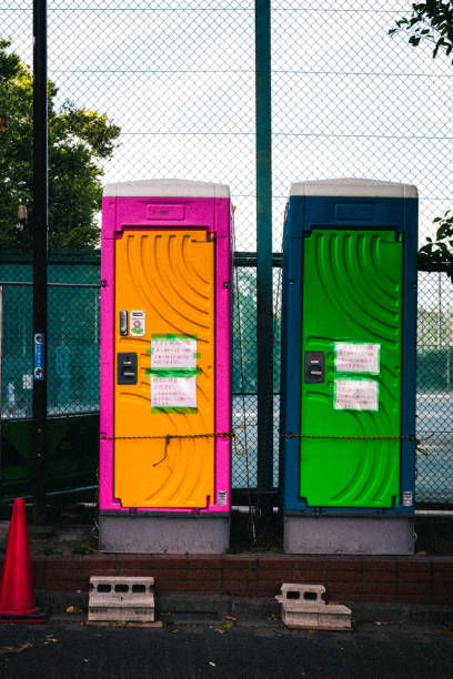 Porta potty delivery and setup in Rawls Springs, MS